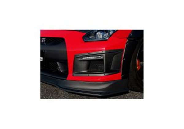 Paragolpes Nissan GT-R R35 2007-2010 - negroFRP 