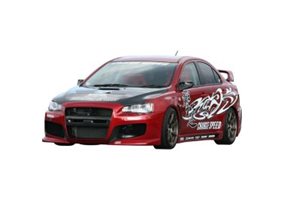Paragolpes Mitsubishi Lancer Evo X CZ4A (FRP) 