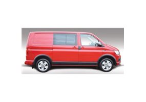 Juego de faldones laterales Volkswagen Transporter T5 2003-2015 & T6 2015- Korte wielbasis & Schuifdeur rechts - negro
