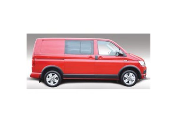 Juego de faldones laterales Volkswagen Transporter T5 2003-2015 & T6 2015- Korte wielbasis & Schuifdeur links - negro