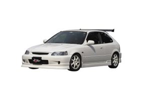 Juego de faldones laterales Honda Civic EK 3-puertas 1996-2001 (FRP) 