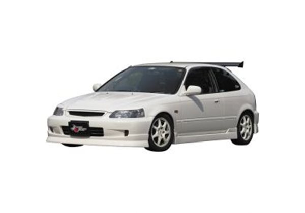 Juego de faldones laterales Honda Civic EK 3-puertas 1996-2001 (FRP) 