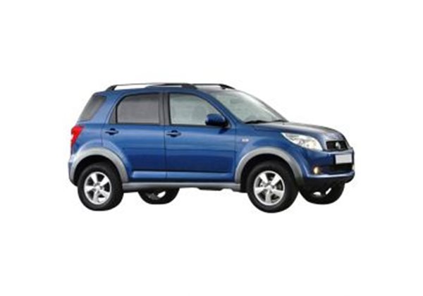 Juego de faldones laterales Daihatsu Terios 2009- (alleen i.c.m. DX SDA02) (ABS) 