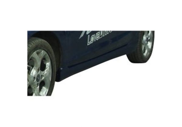 Juego de faldones laterales Ford Fiesta VII 3-puertas 9/2008- (ABS) 