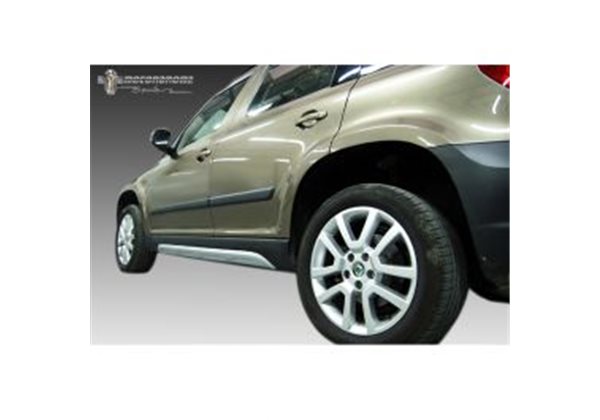 Juego de faldones laterales Skoda Yeti 2009- (ABS) 