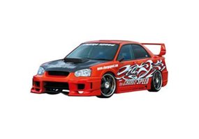 Kit carroceria Subaru Impreza GD 'Super GT' + 3D flap 