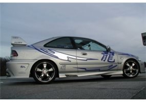 Taloneras Laterales Honda Civic 96-00 Coupe Twisted 