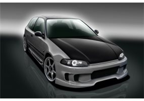 Paragolpes Delantero Honda Civic Coupe Street Racing 