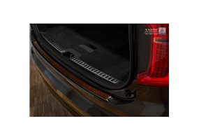 Protector Paragolpes Acero Inoxidable Volvo Xc90 2015- Negro/look Carbono Rojo-negro