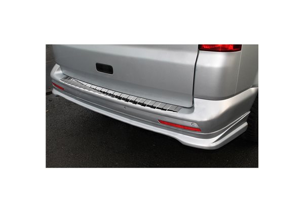 Protector Paragolpes Acero Inoxidable Vw Transporter T5 2003-2015 (alle) & T6 2015- (met Achterdeuren) 'ribs' 
