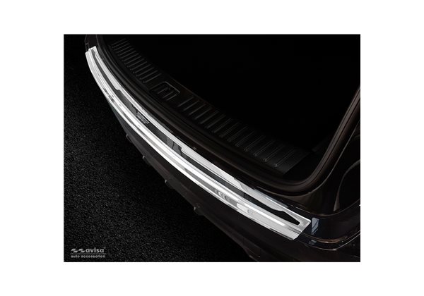 Protector Paragolpes Acero Inoxidable Porsche Cayenne Iii 2017- 'performance' Plata/look Carbono Negro