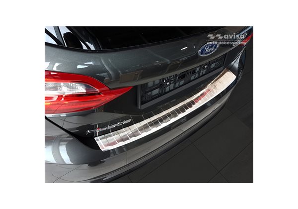 Protector Paragolpes Acero Inoxidable Ford Fiësta Mk8 5-puertas 2017- 'ribs' 