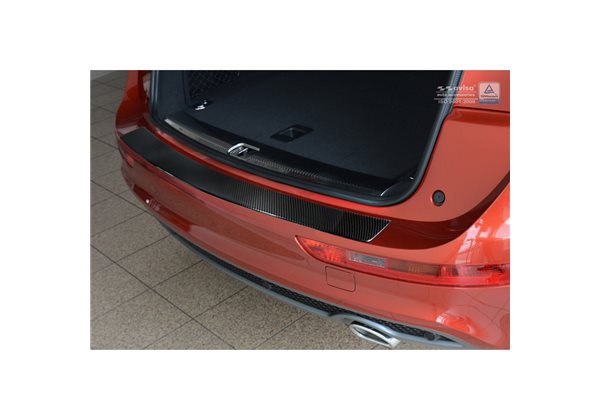Protector Paragolpes Acero Inoxidable Audi Q5 2008-2016 Look Carbono Negro