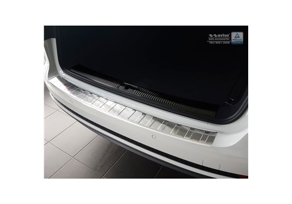 Protector Paragolpes Acero Inoxidable Audi A4 B9 Avant 2015- 'ribs' 