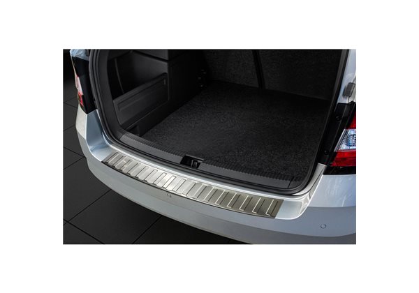 Protector Paragolpes Acero Inoxidable Skoda Fabia Iii Combi 2015-2018 'ribs' 