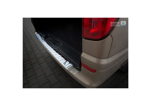 Protector Paragolpes Acero Inoxidable Mercedes Vito / Viano 2003-2014 'ribs' 
