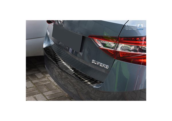 Protector Paragolpes Acero Inoxidable Skoda Superb Iii Combi 2015- 'ribs' 