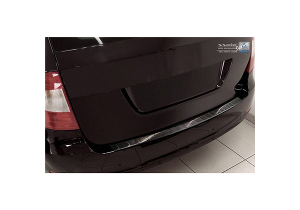 Protector Paragolpes Acero Inoxidable Skoda Superb Kombi 2009-2013 'ribs' 