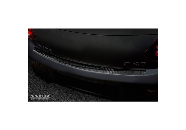 Protector Paragolpes Acero Inoxidable Mercedes C-klasse Coupe (c205) Amg Restyling 2019- 'ribs' 