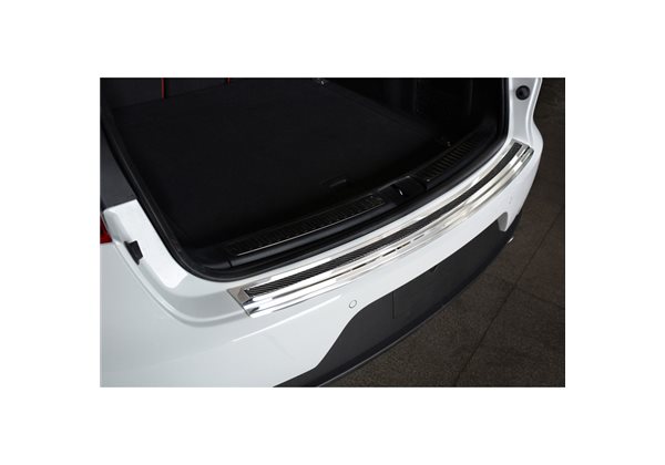 Protector Paragolpes Acero Inoxidable Porsche Macan 2014- Cromado/look Carbono Negro