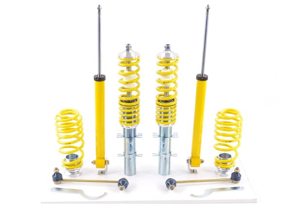 Suspension regulable fk altura Sportfahrwerk VW Golf 4 1J años 1997-2003 Stabianlenkung am Federbein