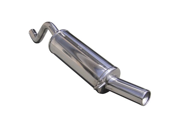 Escape Inoxcar para Renault Twingo II RS Sport 1.6 16v (133pk) 2008- 80mm 