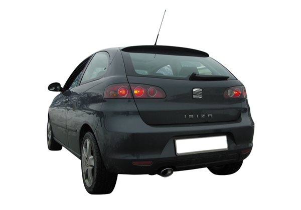 Escape Inoxcar para Seat Ibiza 6L 1.9 TDi FR (130pk) 2002- 120x80mm 