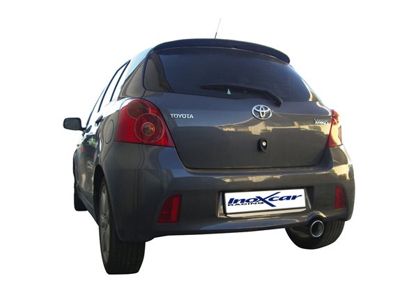 Escape Inoxcar para Toyota Yaris II 1.8TS (133pk) 2006- 102mm 