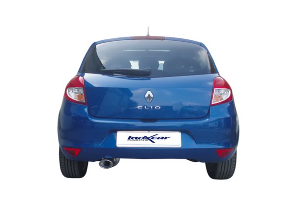 Escape Inoxcar para Renault Clio III 1.2 16v (75pk) 2005- 120x80mm 