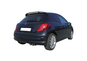 Escape Inoxcar para Peugeot 207 1.6 16v (175pk) 2007- 2x80mm Racing 