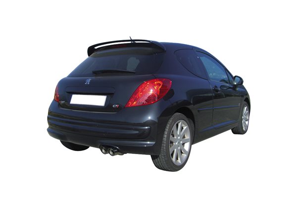 Escape Inoxcar para Peugeot 207 1.6 16v (175pk) 2007- 2x80mm Racing 