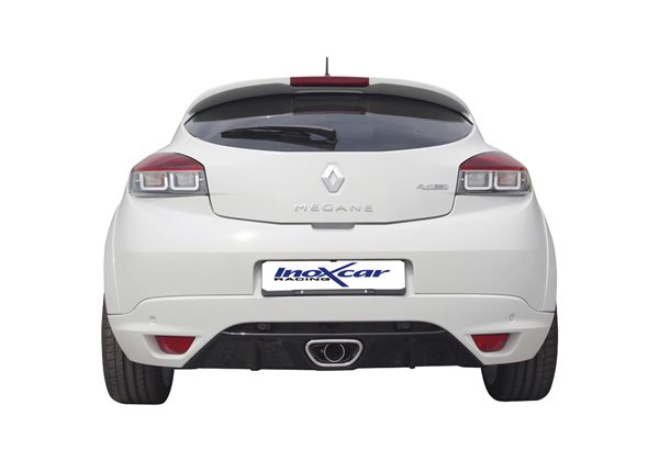 Escape Inoxcar para Renault Megane III RS 2.0T (250pk) 2010- (Ø63,5mm) 