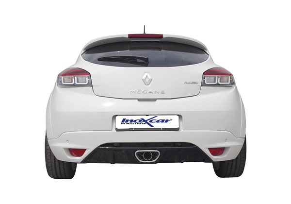 Escape Inoxcar para Renault Megane III RS 2.0T (250pk) 2010- (Ø70mm) 