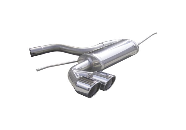 Escape Inoxcar para Volkswagen Golf VI 1.4 TSi (122pk) 2008- 2x80mm X-Race 