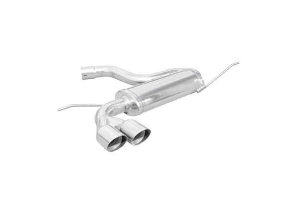 Escape Inoxcar para Volkswagen Golf V 2.0 TFSi (200pk) 2004- 2x80mm Racing 