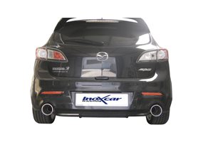 Escape Inoxcar para Mazda 3 2.3Di MPS (260pk) 2010- Links/Rechts 120mm Mega 