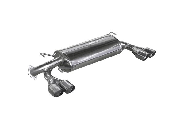 Escape Inoxcar para Subaru Impreza 2.5 WRX STi (300pk) 2008- Links/Rechts 2x102mm 