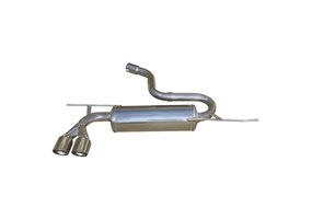 Escape Inoxcar para Audi A3 8P 1.9 TDi (105pk) 2003- 2x76mm Racing 