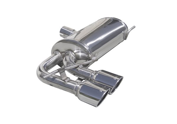 Escape Inoxcar para Audi S3 8P Sp.back 2.0 TFSi (265pk) 2008- 2x80mm X-Race (Ø65mm) 