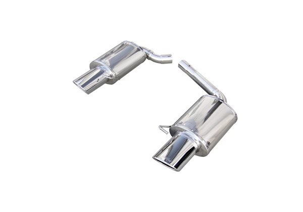 Escape Inoxcar para Audi S5 4.2 V8 (354pk) 2008- Links/Rechts 150x105mm Oblique 