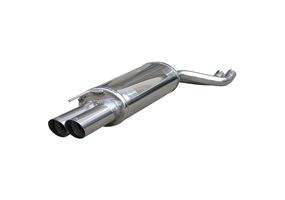 Escape Inoxcar para BMW 3-Serie E46 330D 2000- 2x80mm Racing 