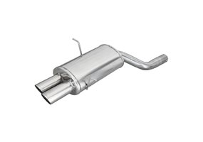 Escape Inoxcar para BMW 3-Serie E46 323i/Ci/Xi 1998- 2x80mm Racing 