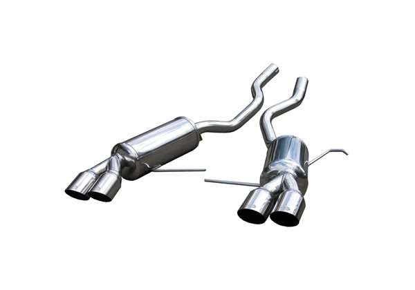 Escape Inoxcar para BMW X5 3.0D 2001- Links/Rechts 2x80mm Racing 