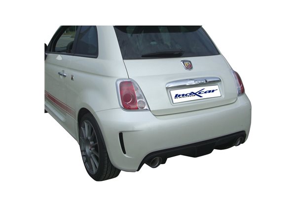 Escape Inoxcar para Fiat 500 1.4T Abarth 2008- Links/Rechts 102mm Racing 