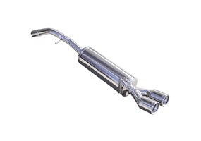 Escape Inoxcar para Fiat Bravo 1.9 MJET 8v (120pk) 2007- 2x80mm 