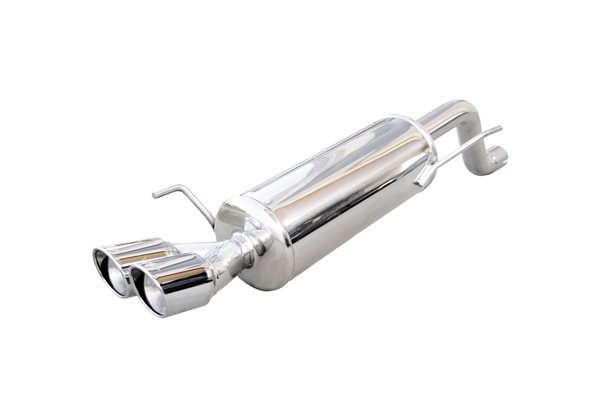 Escape Inoxcar para Fiat Grande Punto 1.4 T-Jet (155pk) 2007- 2x76mm X-Race (Ø55mm) 