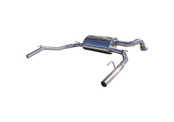 Escape Inoxcar para Honda Civic Type R 2.0 (201pk) 2006- Links/Rechts 50mm 