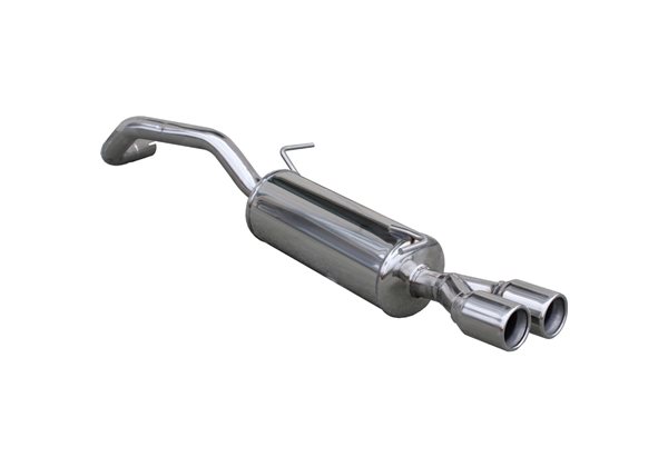 Escape Inoxcar para Audi A1 1.4TFSi Sport (185pk) 2011- Ø55mm 2x80mm 