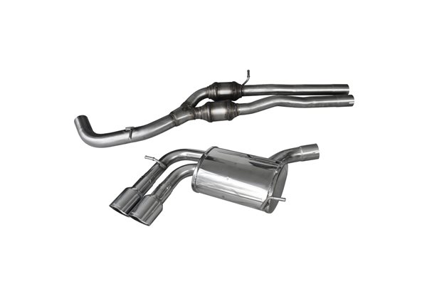 Escape Inoxcar para Audi RS3 2.5TFSI Quattro (340PK) 2011- Links/Rechts 2x90mm Racing 