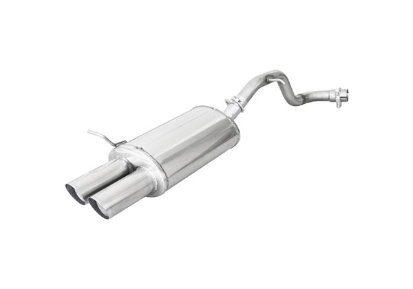 Escape Inoxcar para Volkswagen Golf IV 1.9TDi (101pk) 1998-2003 Ø55mm 2x76mm Racing 